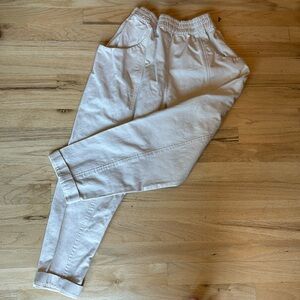 Elizabeth Suzann Clyde pants in cream canvas sz 8